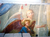 Affioramento di due cicli pittorici sovrapposti, Frassinetto Canavese (Torino), chiesa di San Bartolomeo Apostolo